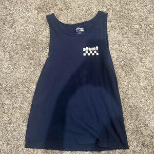 Men's Navy and Blue Vest
